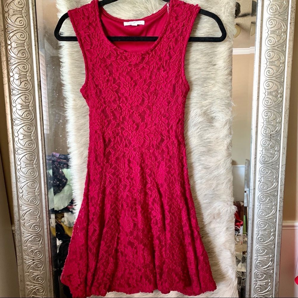 Red Lace Dress
